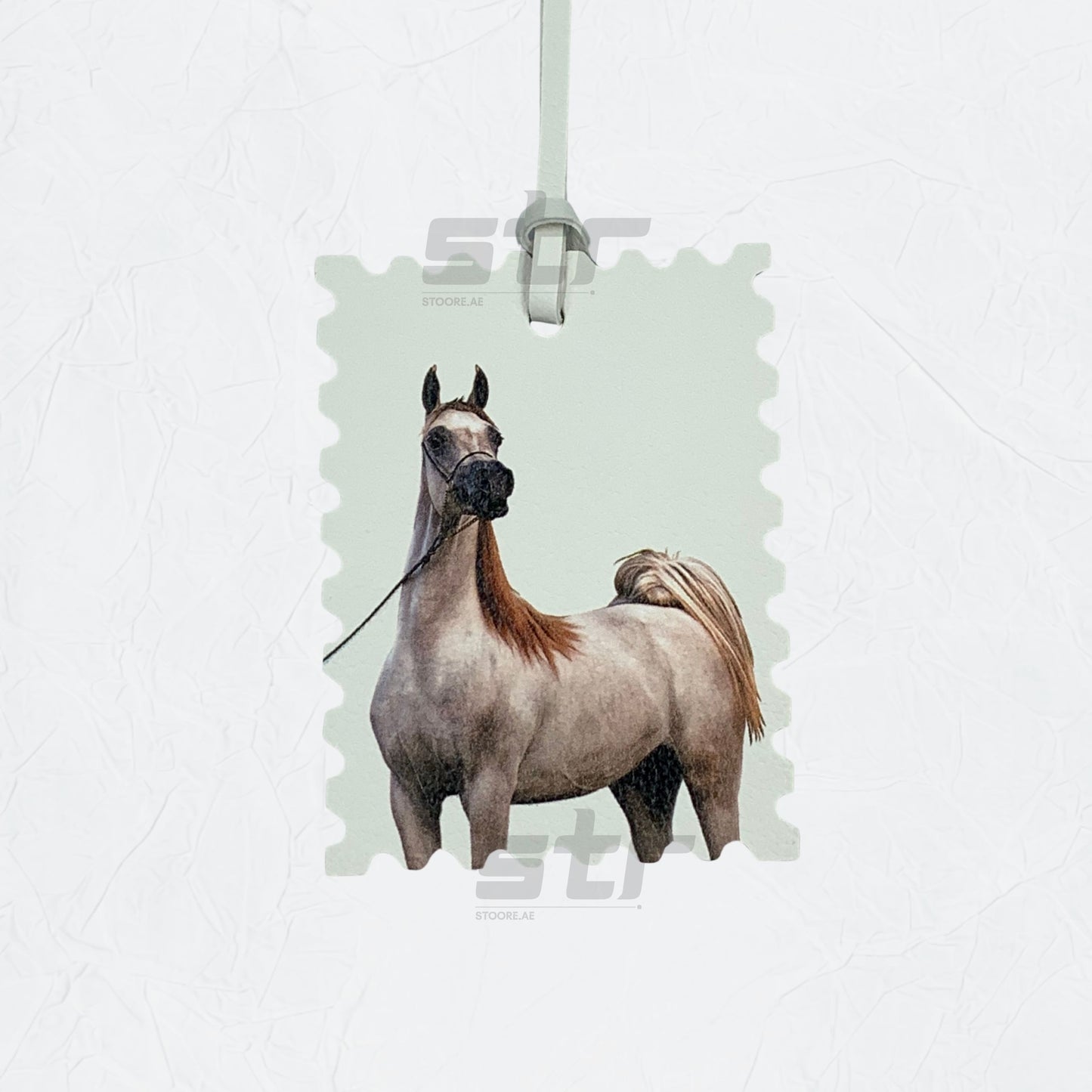Leather Charm Double Side Horse - 2