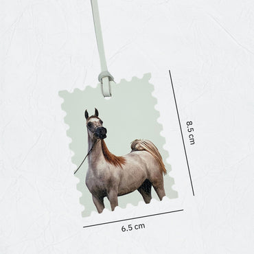 Leather Charm Double Side Horse - 2