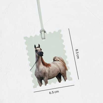 Leather Charm Double Side Horse - 2
