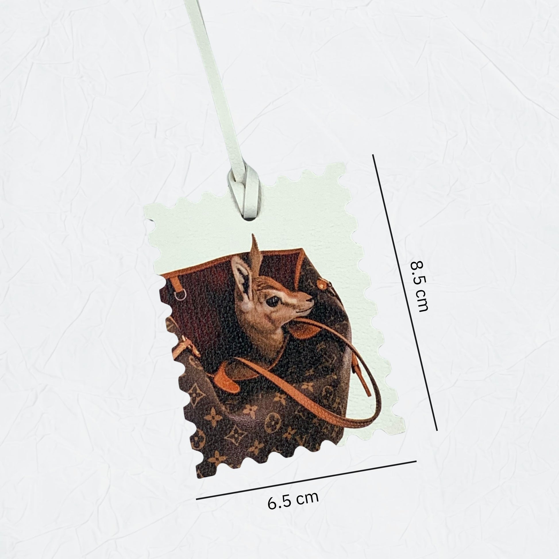 Leather Charm Double Side Gazelle - 2
