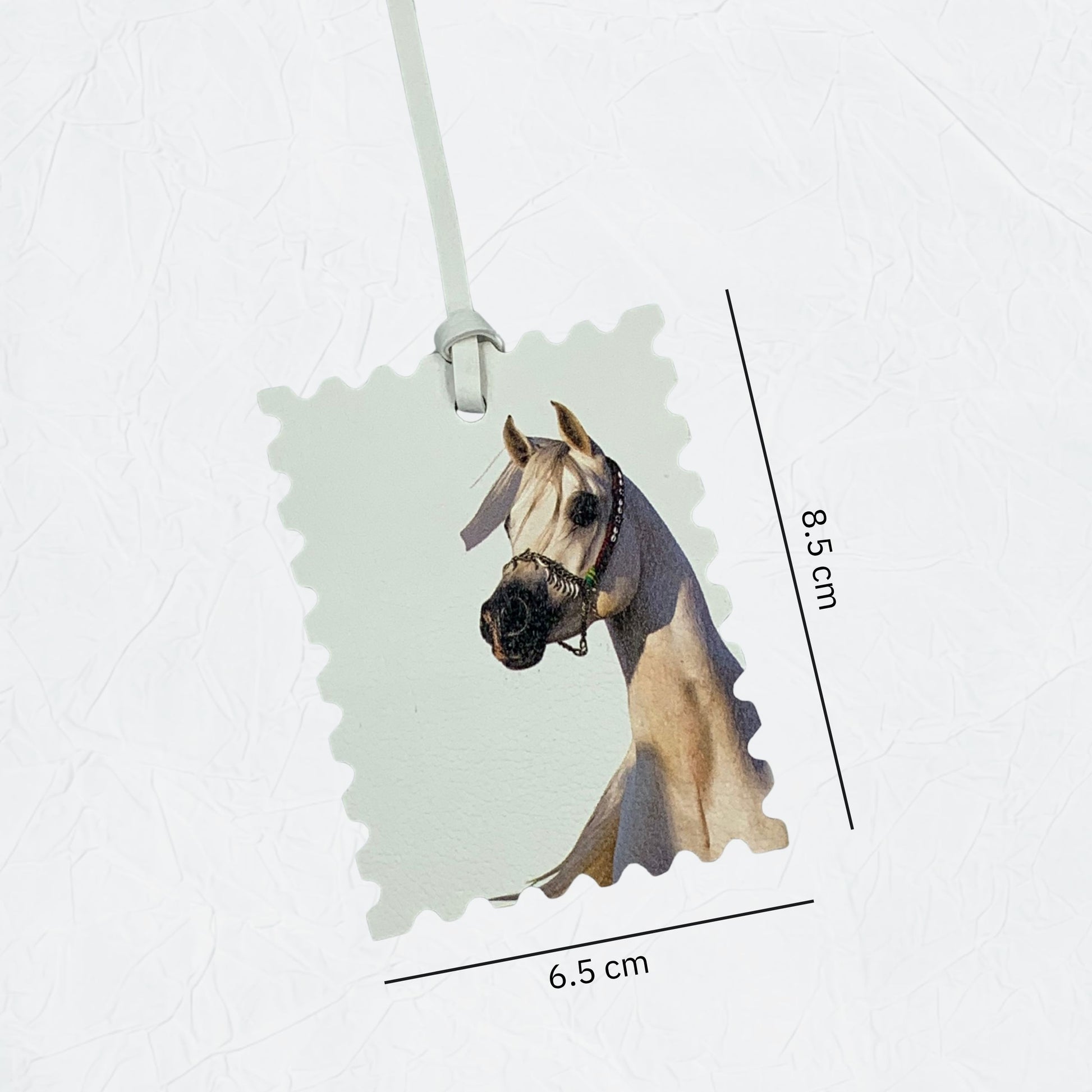 Leather Charm Double Side Horse - 3