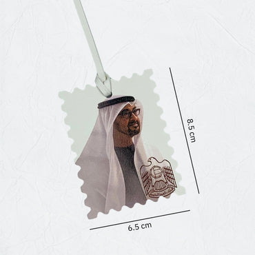 Leather Charm Double Side Sheikh Mohammed bin Zayed Al Nahyan - 7