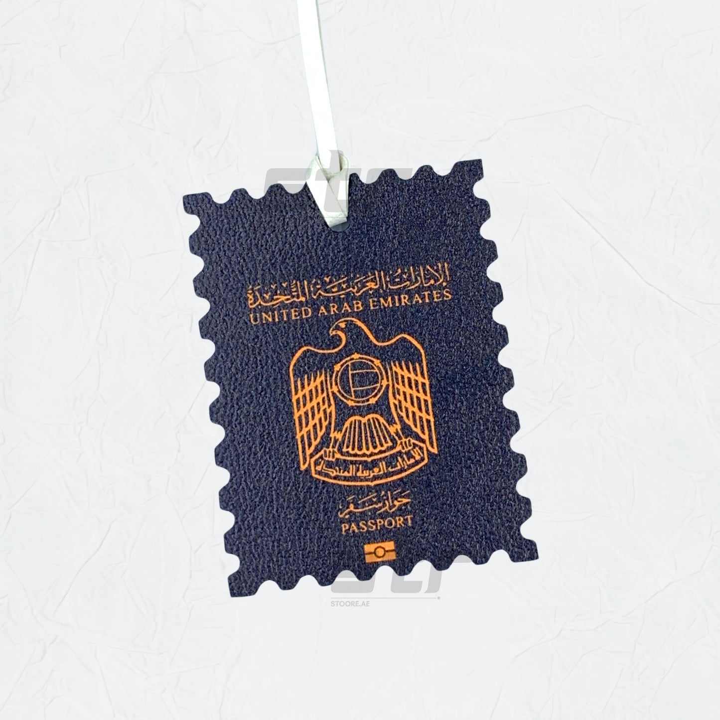 Leather Charm Double Side United Arab Emirates Passport - 1