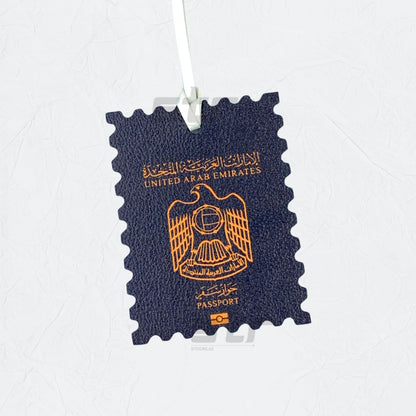 Leather Charm Double Side United Arab Emirates Passport - 1