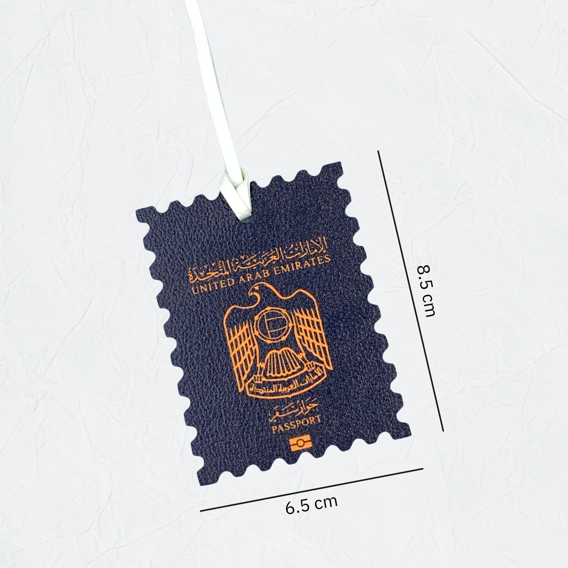 Leather Charm Double Side United Arab Emirates Passport - 1