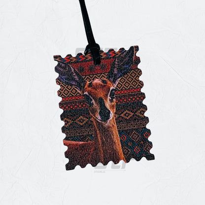 Leather Charm Double Side Gazelle - 3