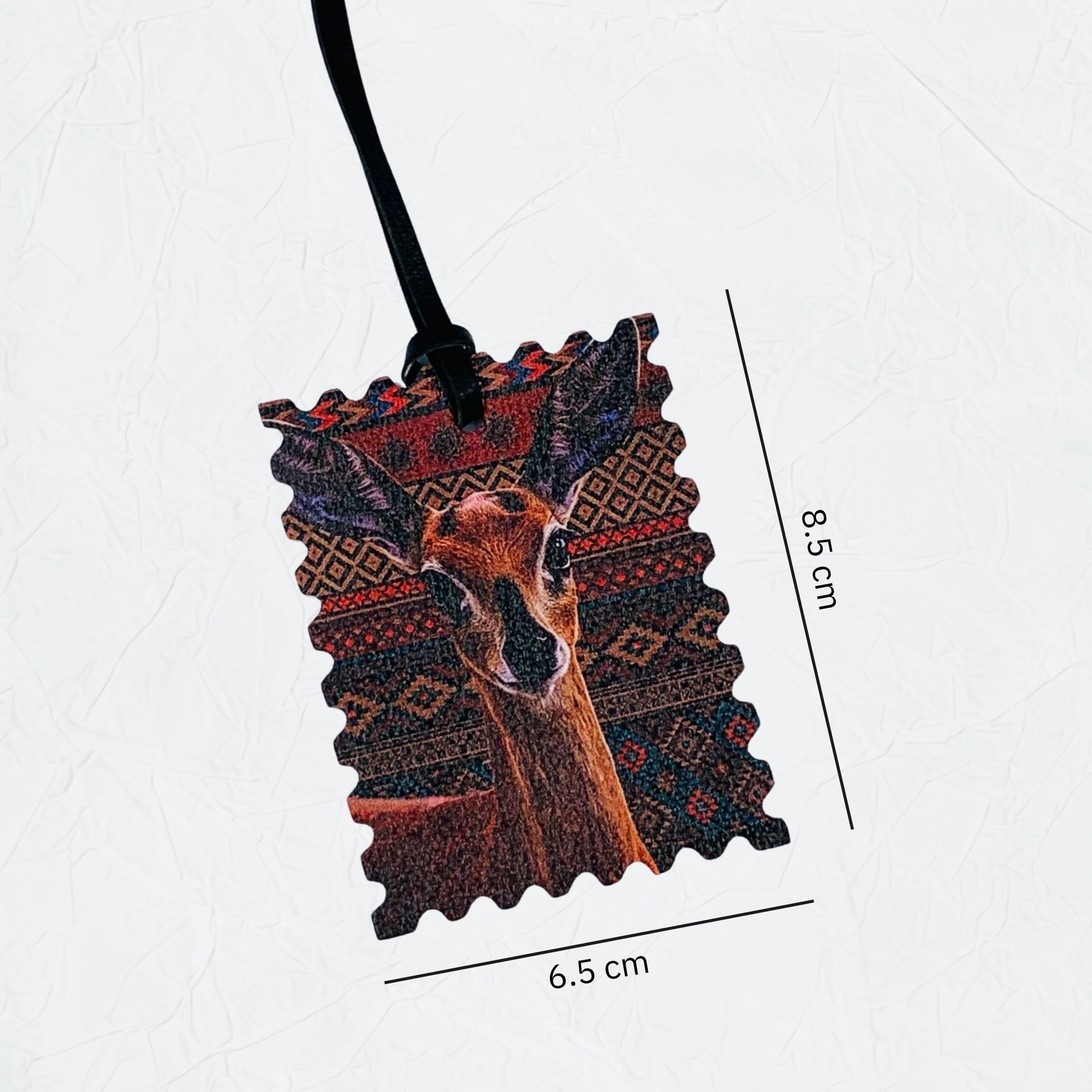 Leather Charm Double Side Gazelle - 3