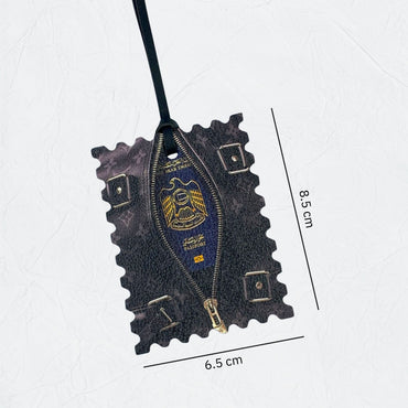 Leather Charm Double Side United Arab Emirates Passport - 3