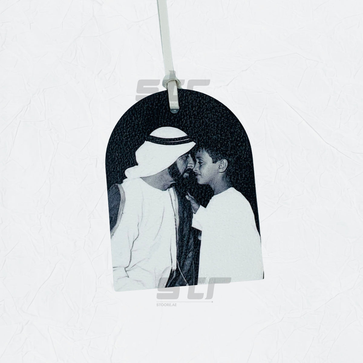 Leather Charm Double Side Sheikh Zayed bin Sultan Al Nahyan - 7