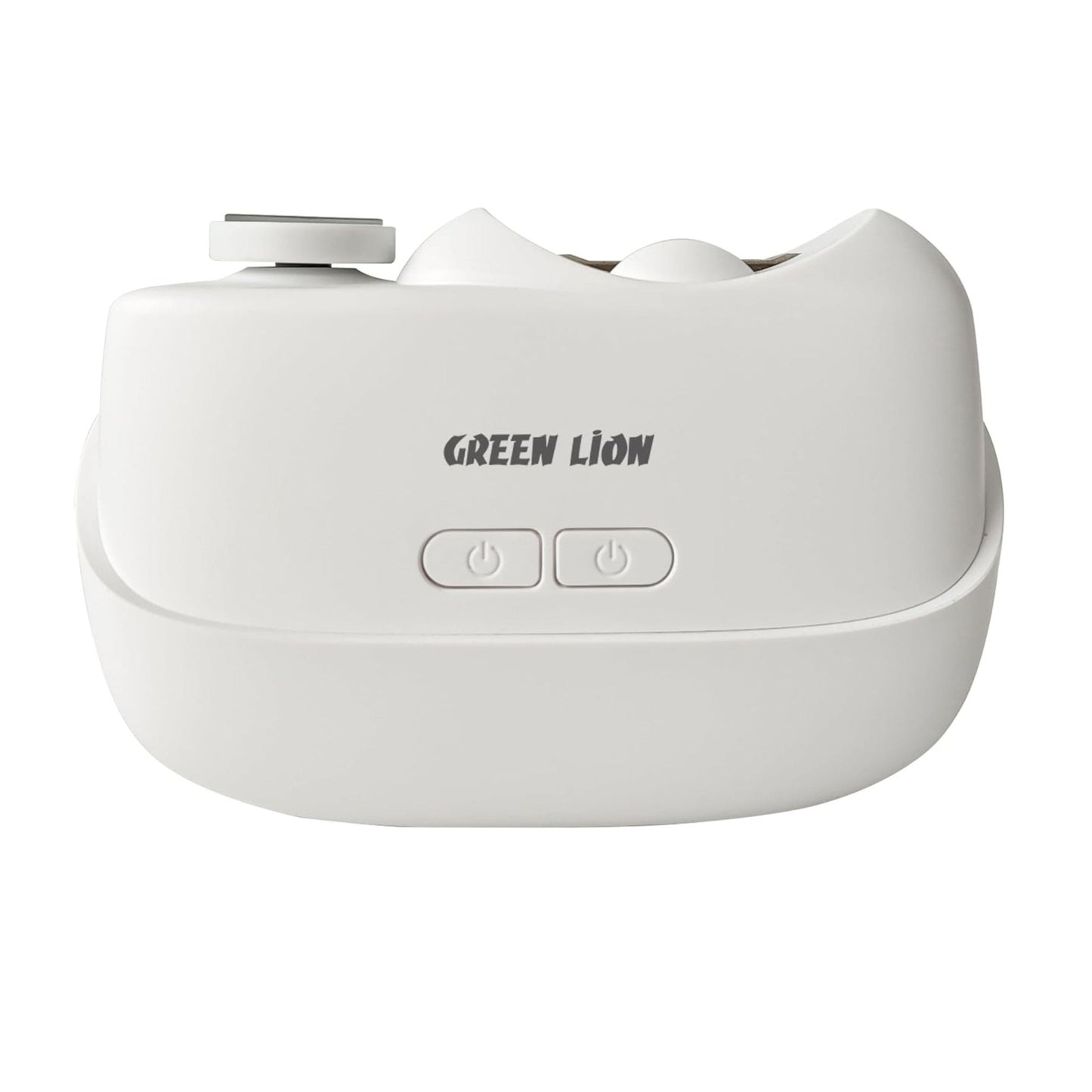 Green Lion 2-in-1 Electric Nail Clipper & Polisher - White - STOORE.AE | ستور الامارات