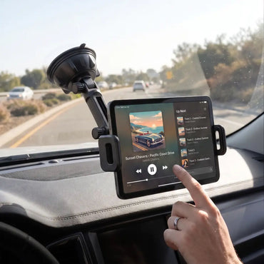 Green Lion GX-102 Phone and Tablet Holder with Suction Base - Black - STOORE.AE | ستور الامارات