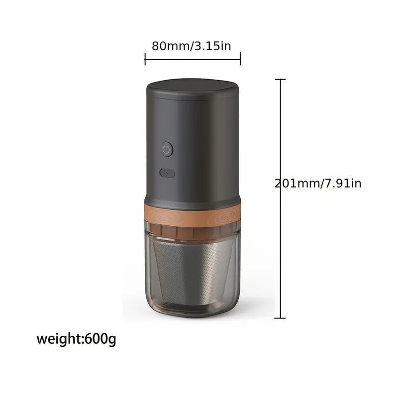 iCafilas 2-IN-1 Electric Coffee Grinder Coffe Maker - Black