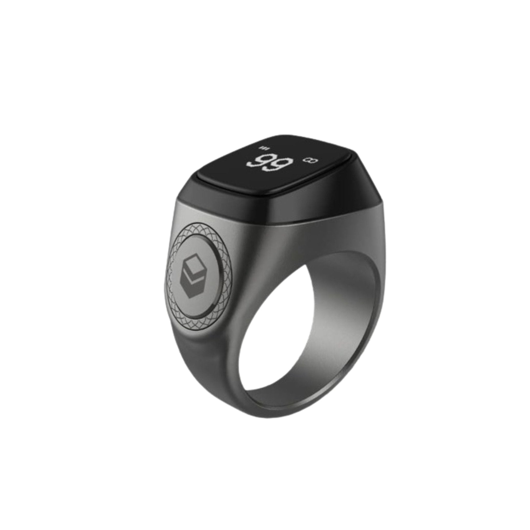 iQibla Smart Tasbih Zikr Ring 22mm - Space Gray