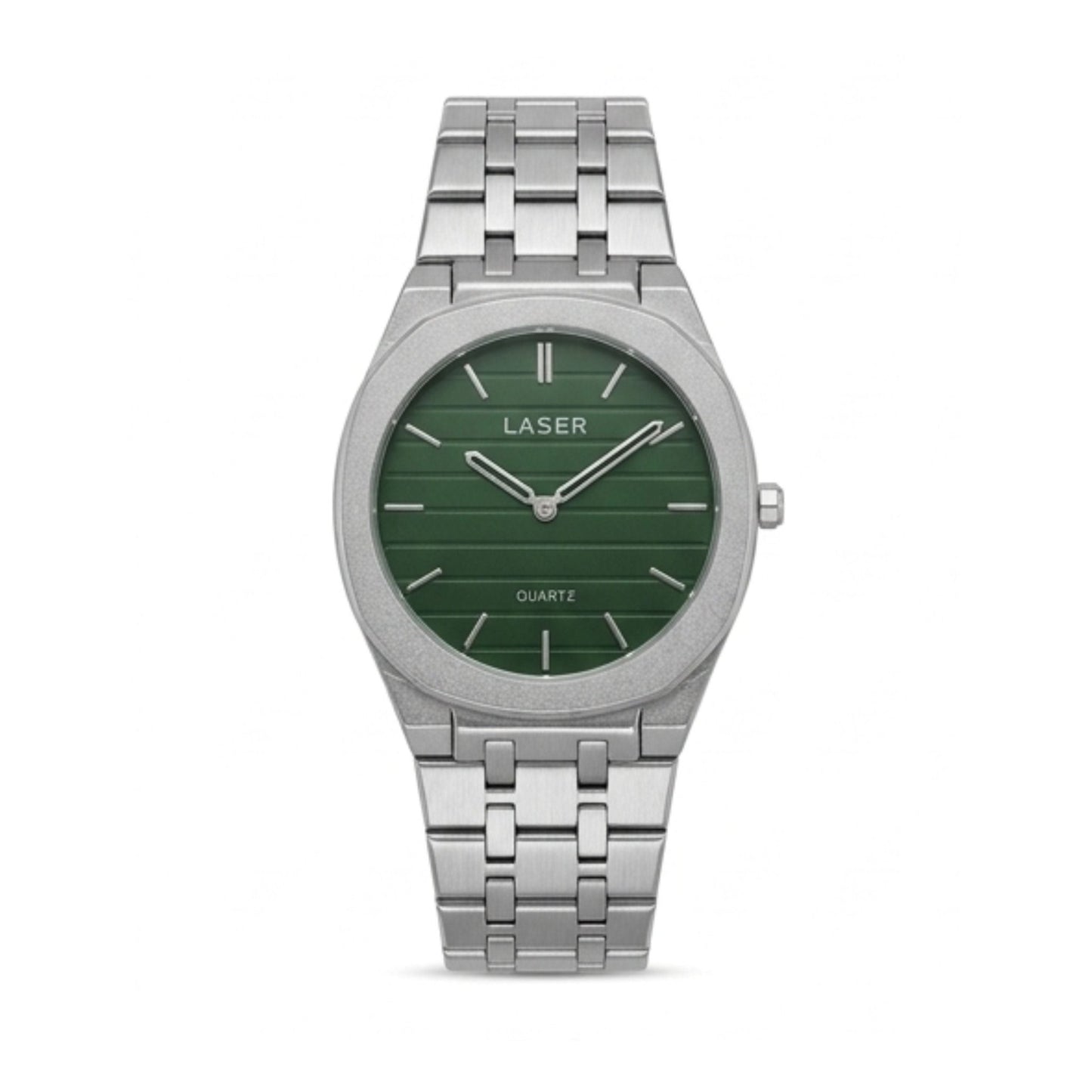 LASER Men's Ultra Thin Watch - Green - STOORE.AE | ستور الامارات