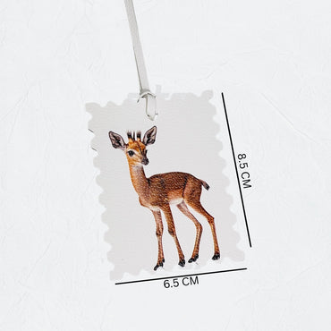 Leather Charm Double Side Gazelle - 1 - STOORE.AE | ستور الامارات