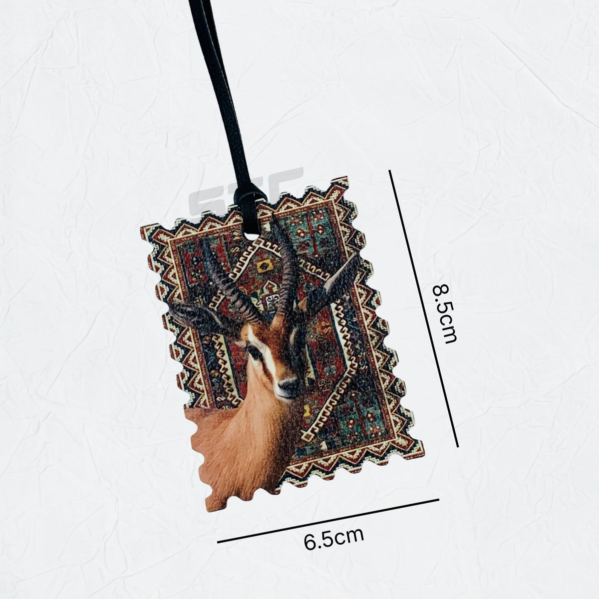 Leather Charm Double Side Gazelle - 8 - STOORE.AE | ستور الامارات