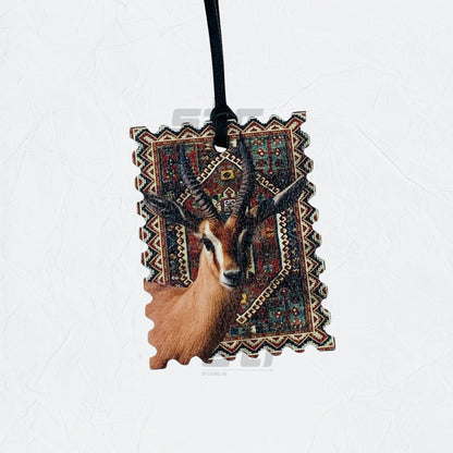 Leather Charm Double Side Gazelle - 8 - STOORE.AE | ستور الامارات
