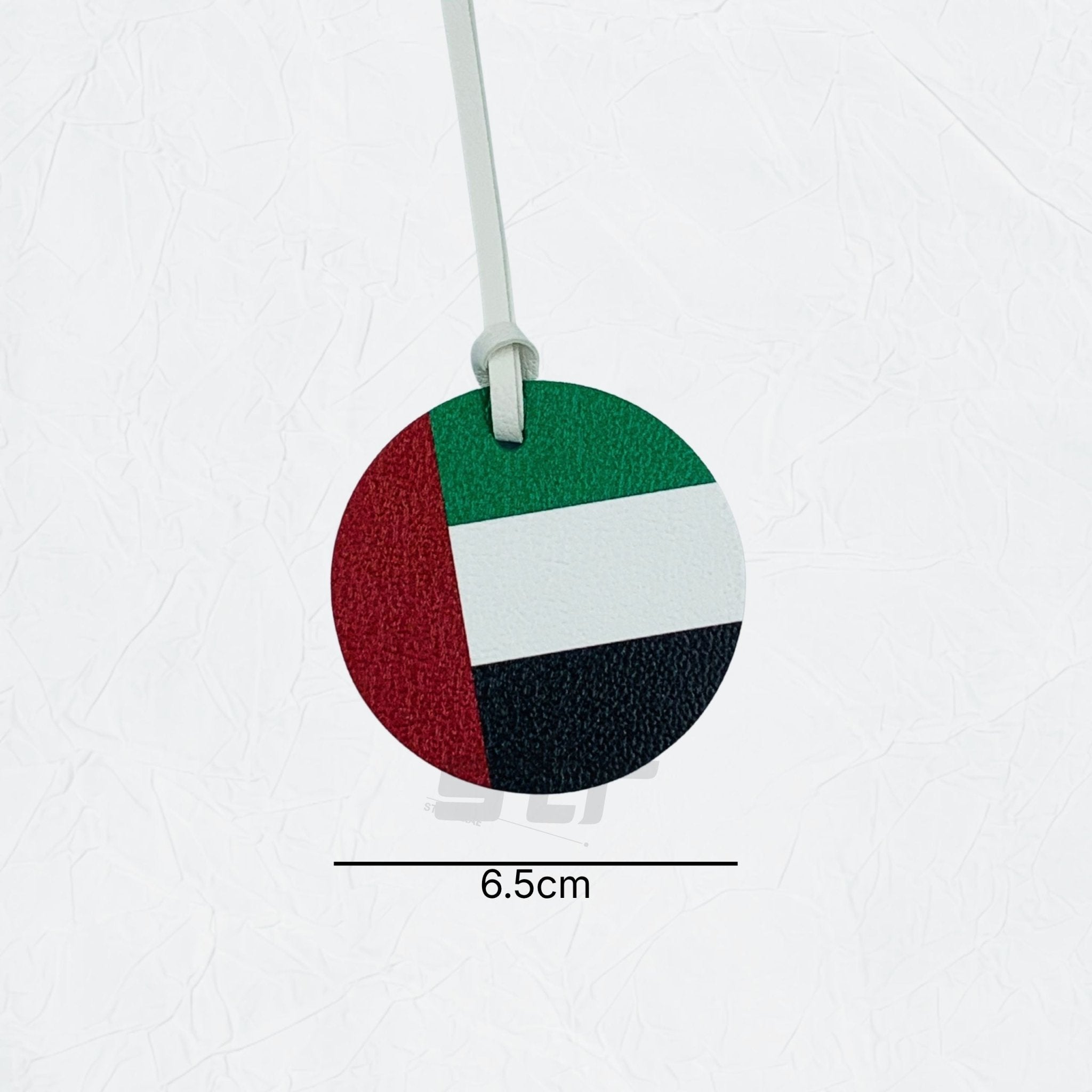 Leather Charm Double Side UAE Flag - 3 - STOORE.AE | ستور الامارات