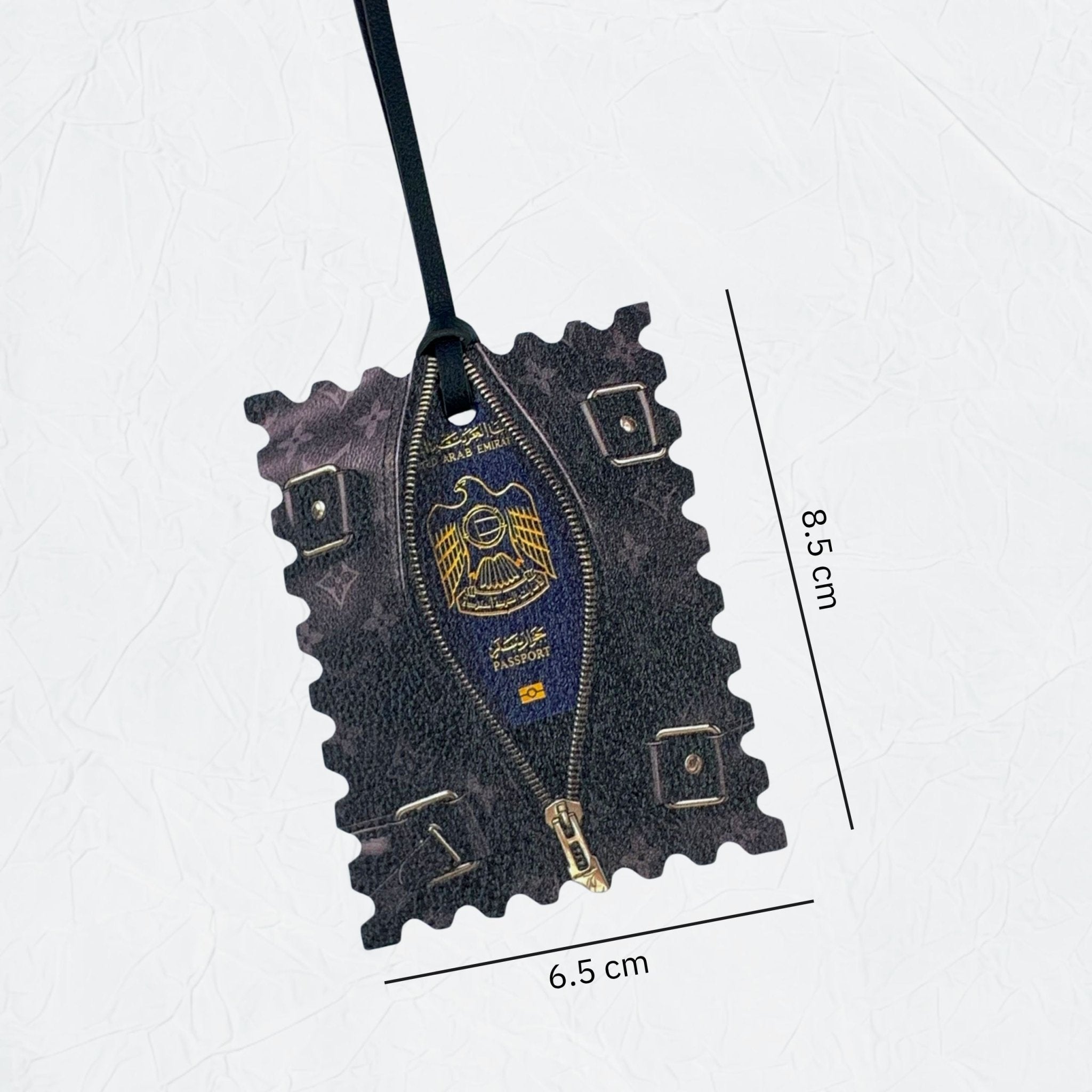 Leather Charm Double Side United Arab Emirates Passport - 3 - STOORE.AE | ستور الامارات