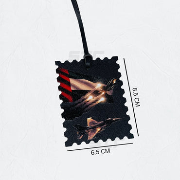 Leather Charm Double Side War Plane - STOORE.AE | ستور الامارات