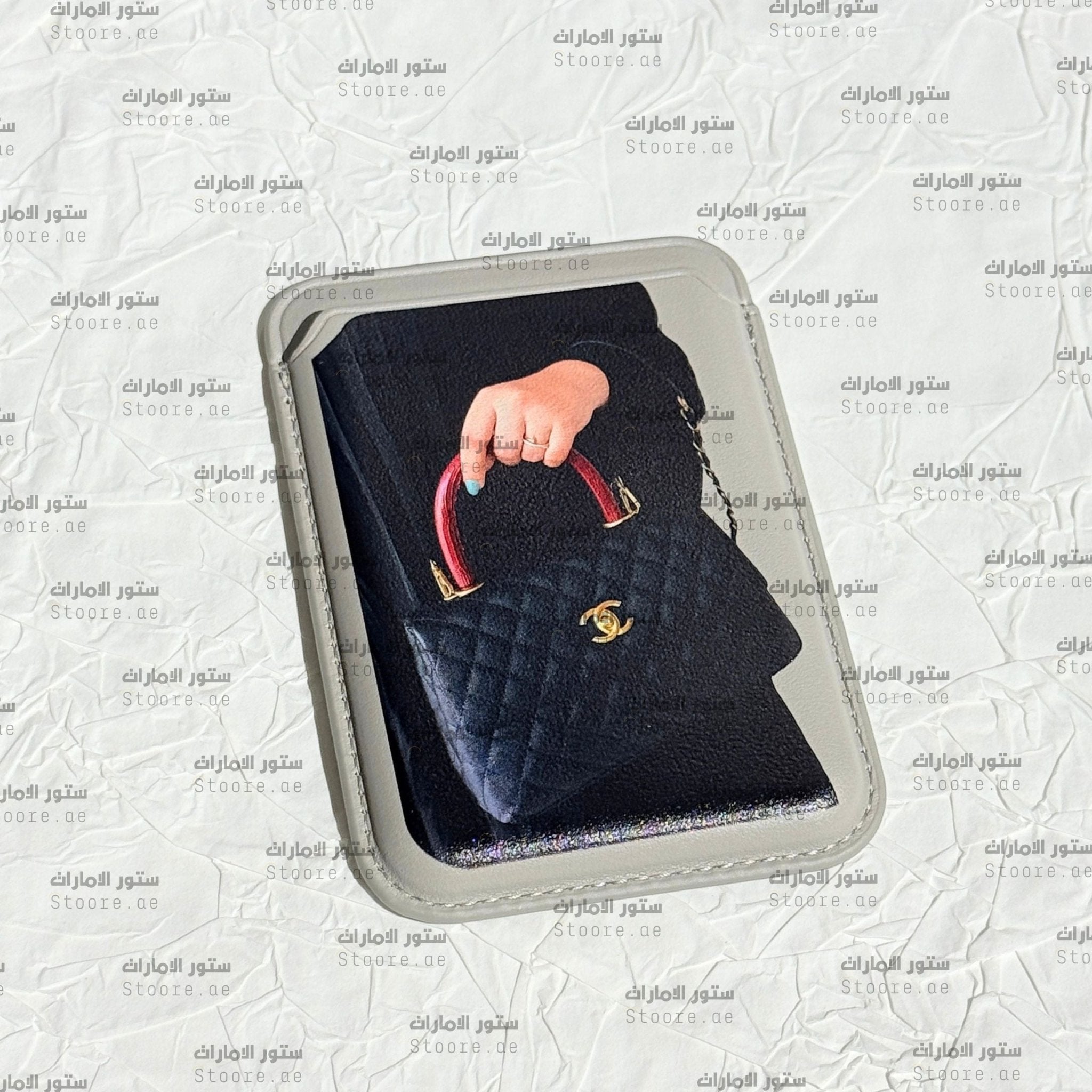Magnetic Card Holder Lady - 3 - STOORE.AE | ستور الامارات