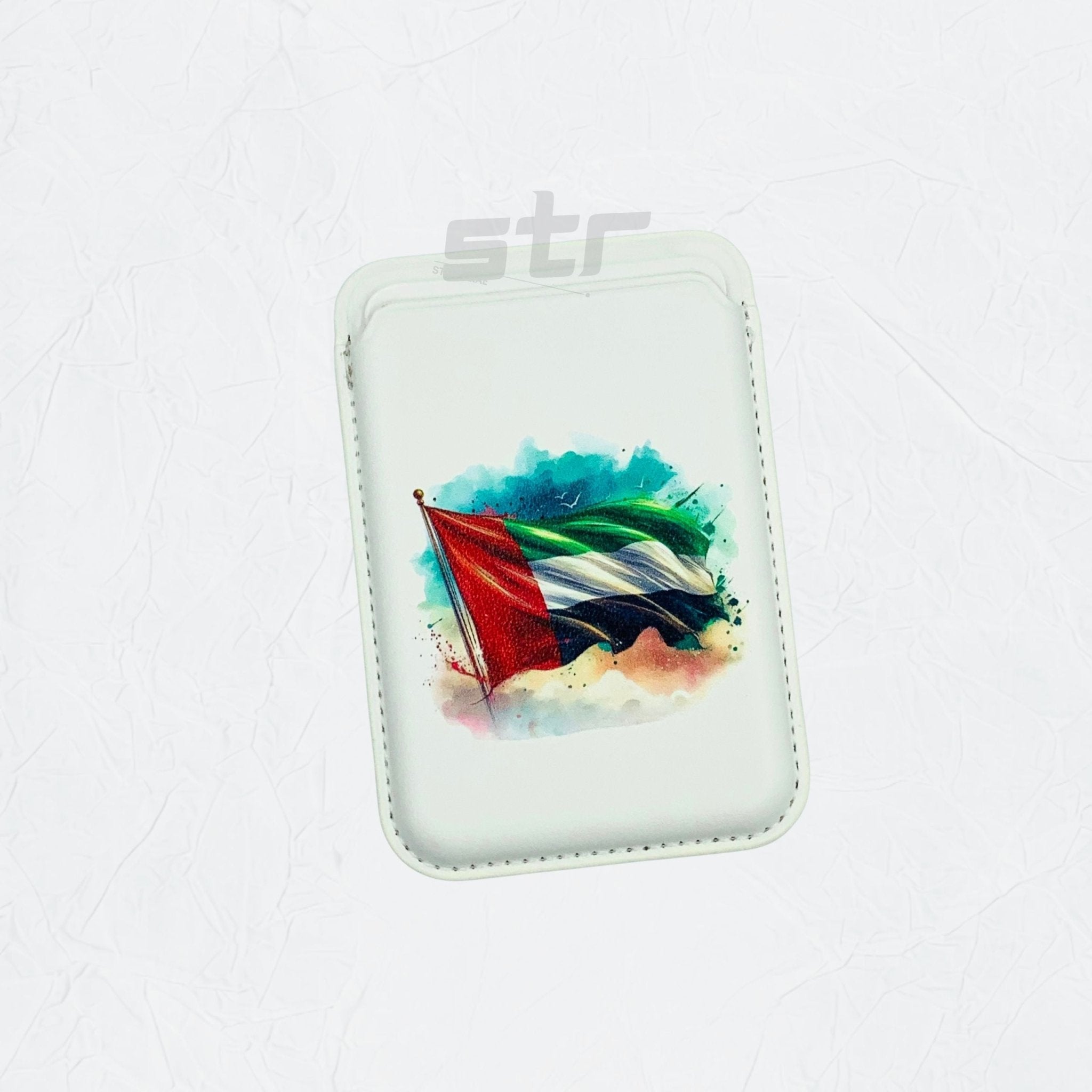Magnetic Card Holder UAE Flag - STOORE.AE | ستور الامارات