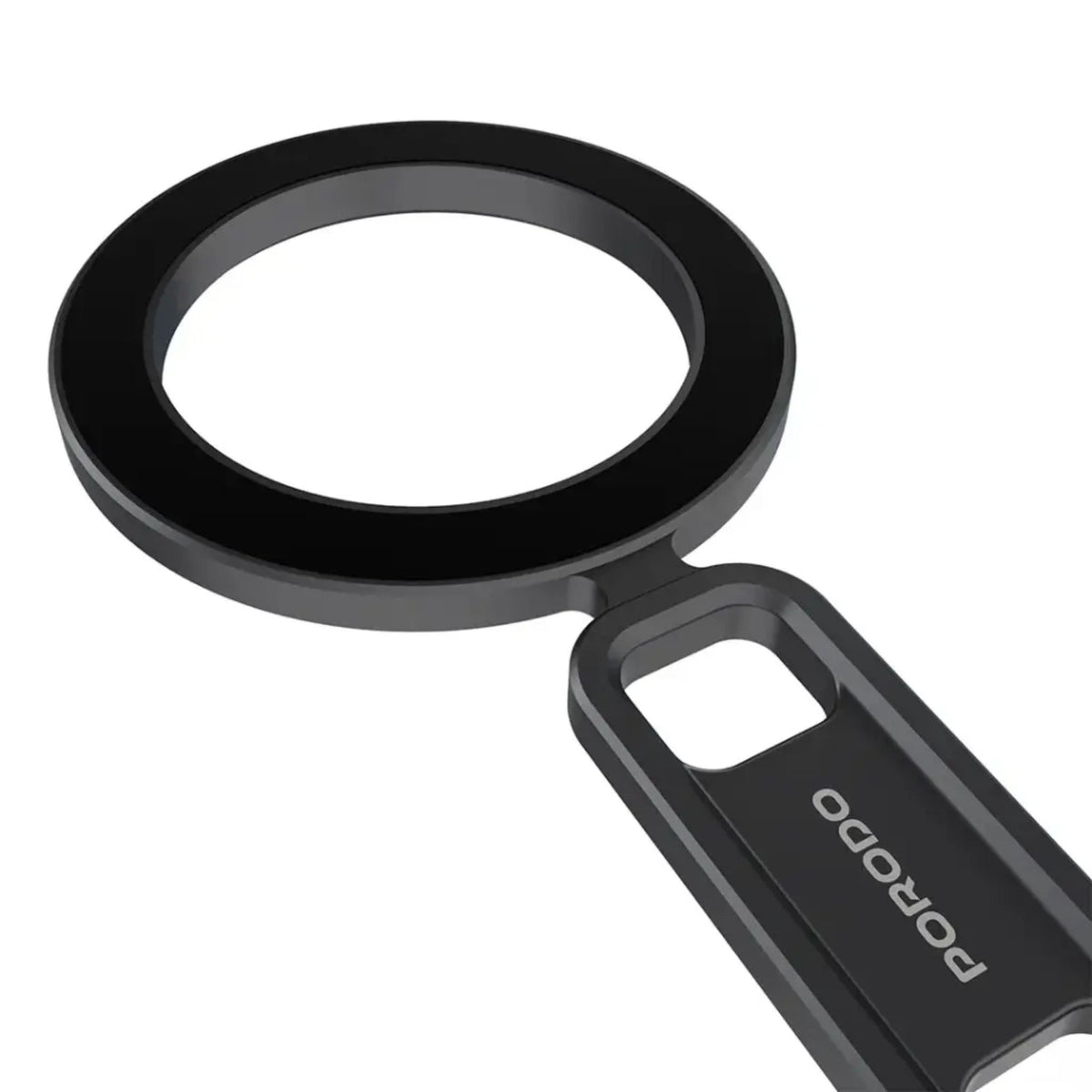 Porodo Holdflex Foldable Phone Holder with Aluminum Magnetic Stand - Gray - STOORE.AE | ستور الامارات