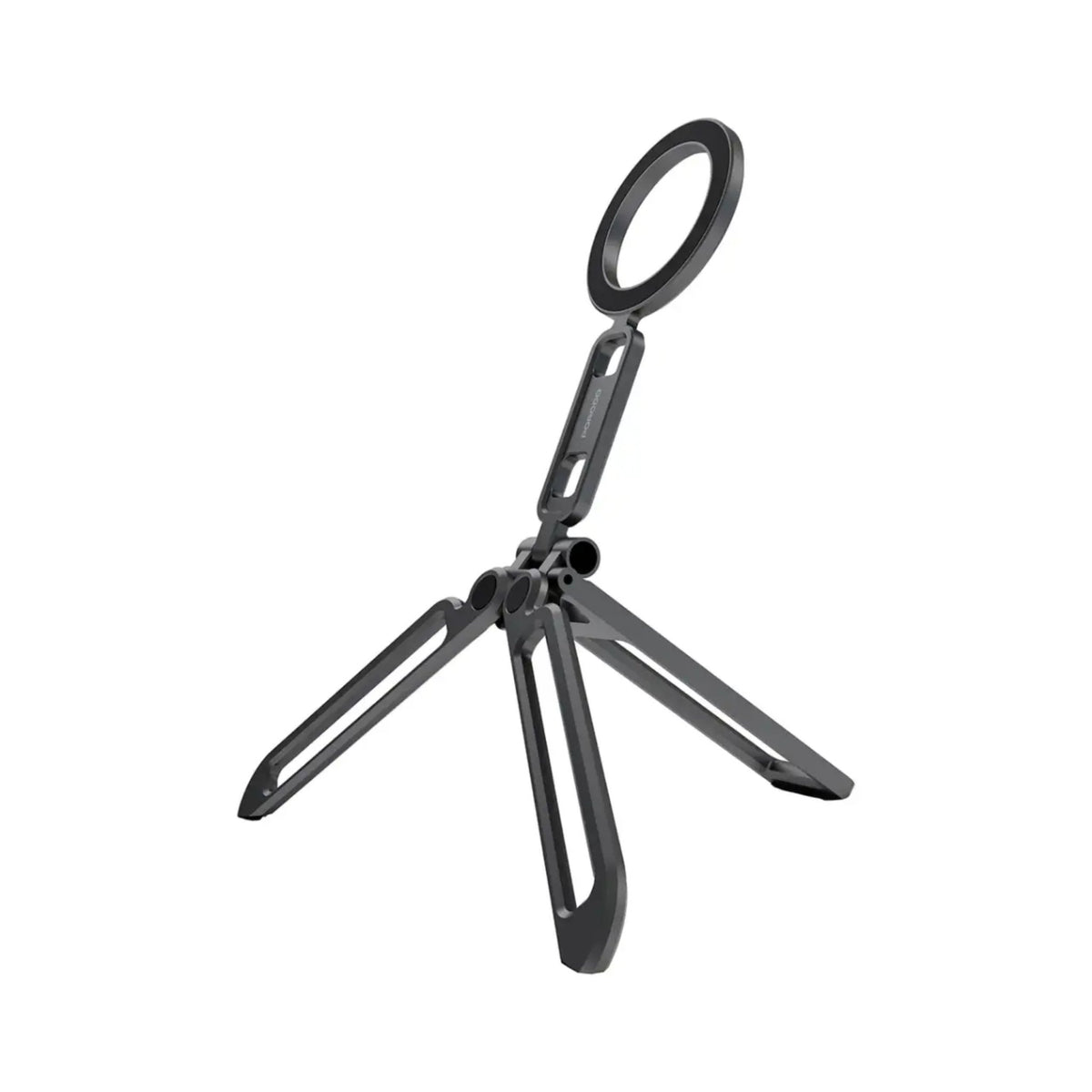 Porodo Holdflex Foldable Phone Holder with Aluminum Magnetic Stand - Gray - STOORE.AE | ستور الامارات