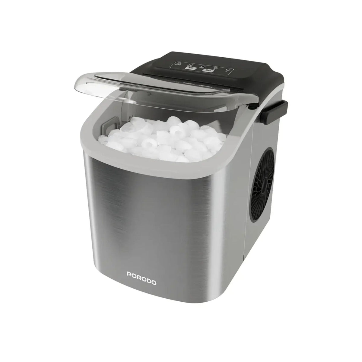 Porodo Lifestyle Instant Bullet Ice Maker - Silver - STOORE.AE | ستور الامارات