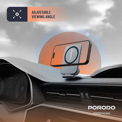 Porodo Magnifold Ultra-Slim Phone Holder - Black - STOORE.AE | ستور الامارات