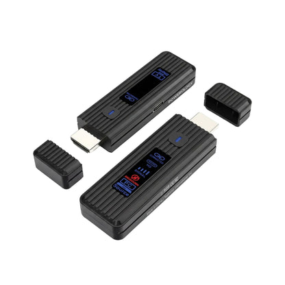 Powerology VELINK Wireless HDMI Transmitter & Receiver 50m Full HD 1080P - Black - STOORE.AE | ستور الامارات