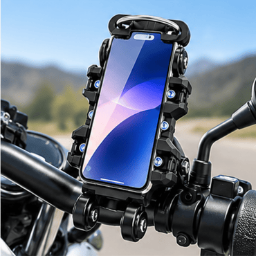 Superbike Bracket – Motorcycle Handlebar Mobile Phone Holder - Black - STOORE.AE | ستور الامارات