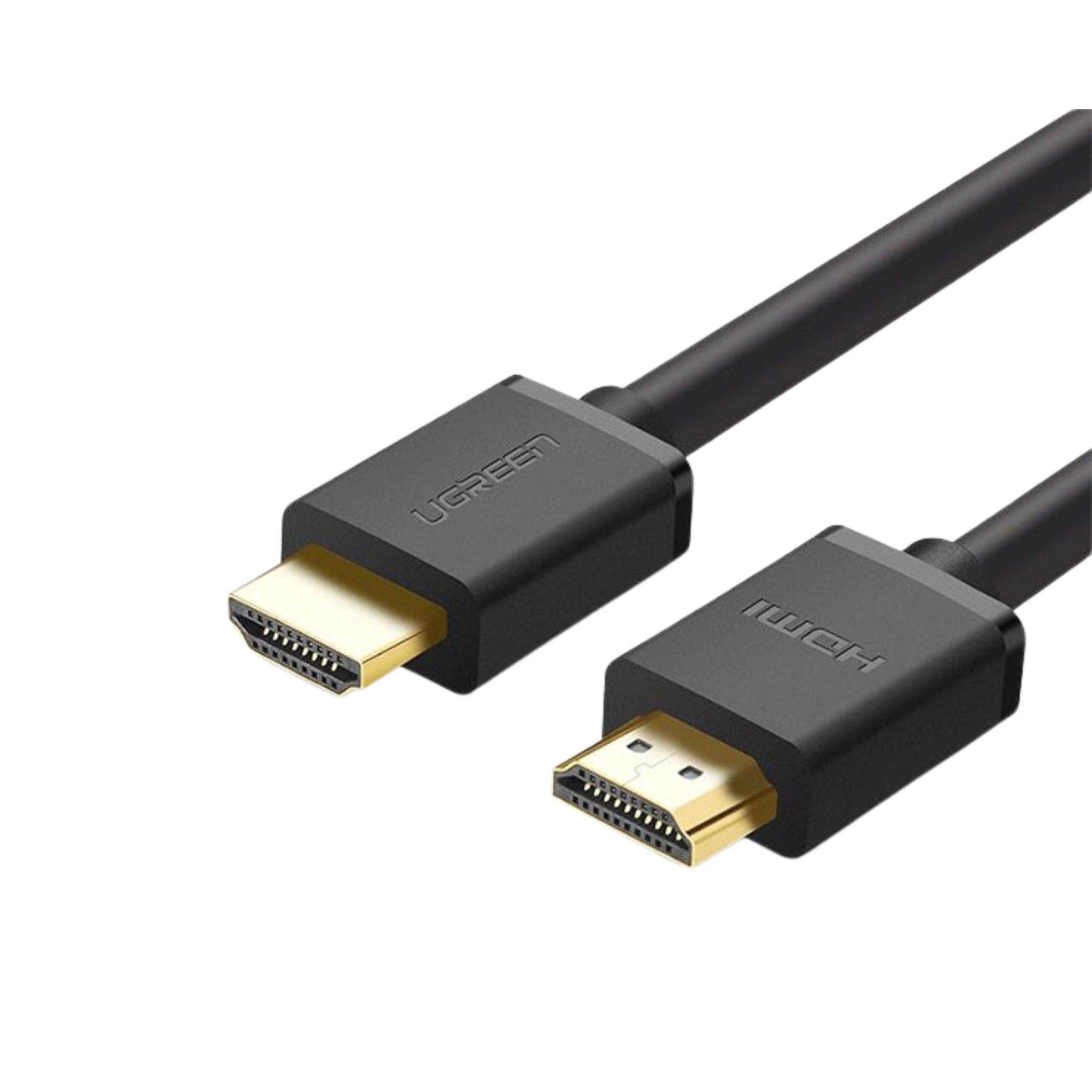 UGREEN HDMI to HDMI Cable (4K Supported) 2M - Black - STOORE.AE | ستور الامارات