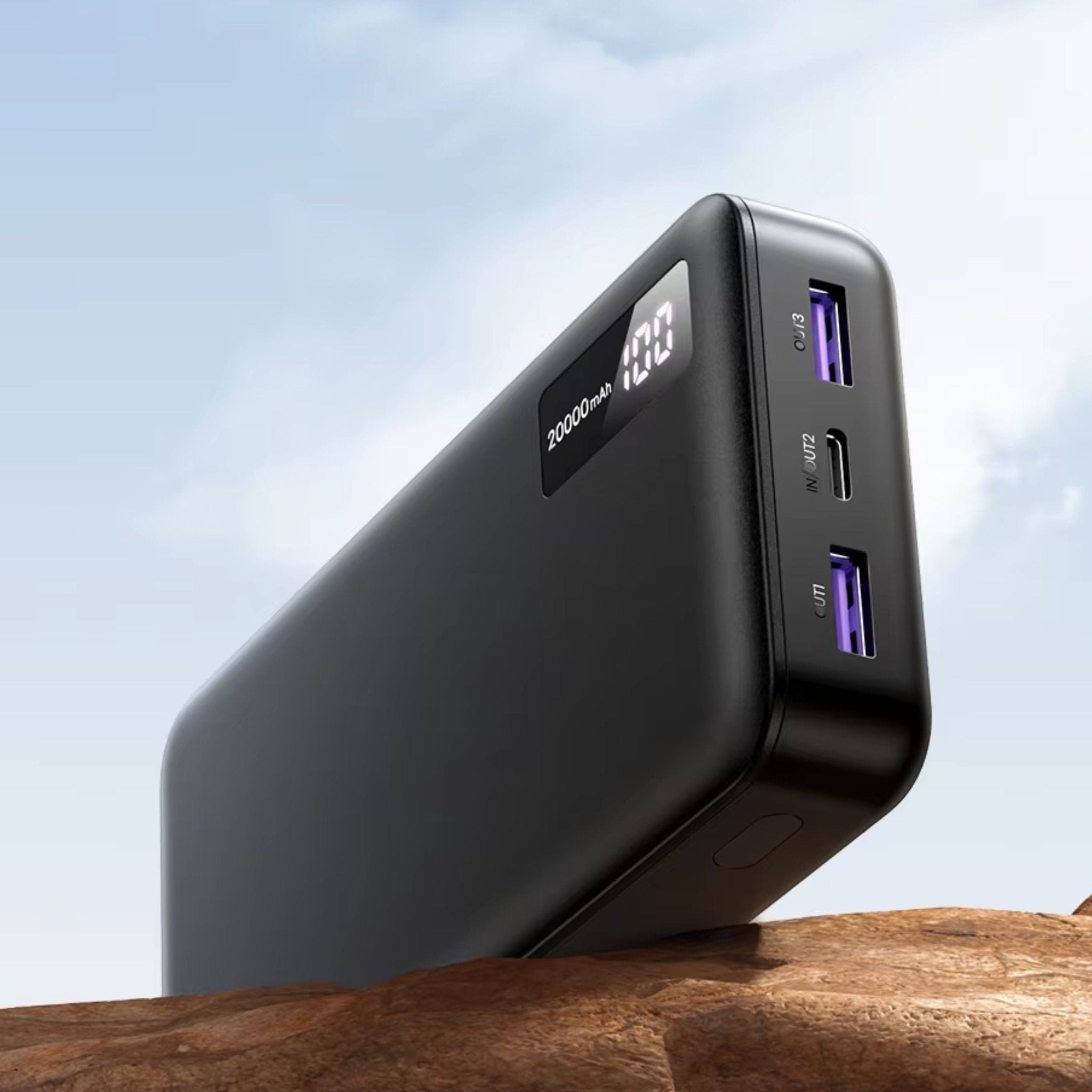 UGREEN PD 20W Two - way Fast Charging Power Bank 20000mAh - Grey - STOORE.AE | ستور الامارات