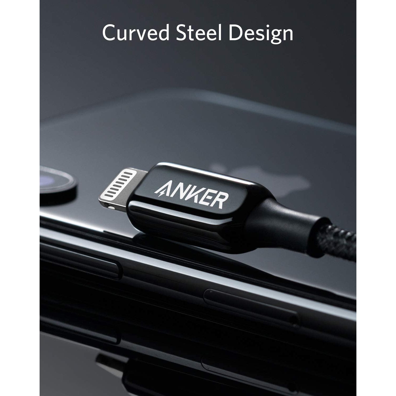 Anker Powerline USB Cable With Lightning (1.8m) -Black
