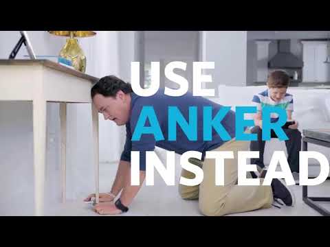 ANKER 2 in 1 Powerbank + Wall Charger - White