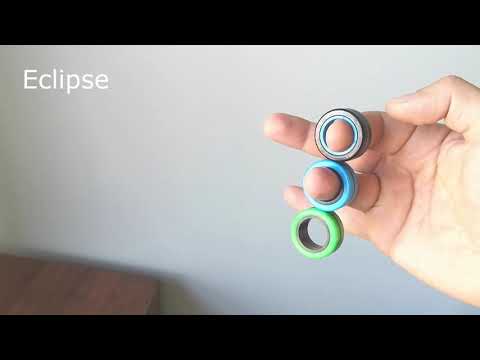 FinGears Magnetic Rings for Urban Lifestyle - Small - Green