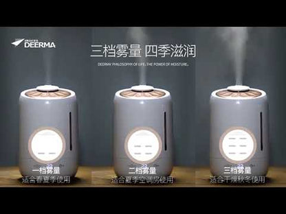 MI Deerma- Air Humidifier F600 5L Household Air Purifying Mist Maker Timing Touch