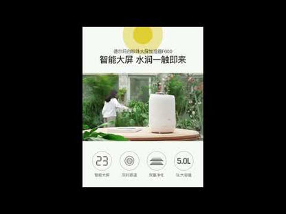 MI Deerma- Air Humidifier F600 5L Household Air Purifying Mist Maker Timing Touch