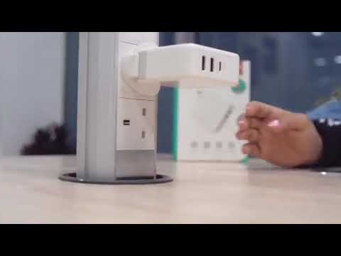 RAVPower 3-port USB PD Wall Charger 65W+QC3.0 UK - White